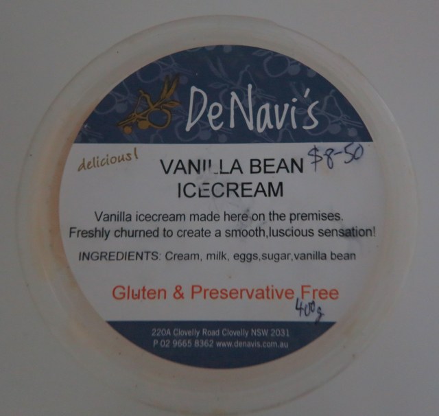 DeNavi's Vanilla Ice Cream